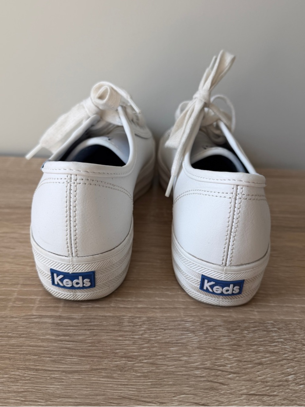 Keds Classic White Lace-Up Sneakers